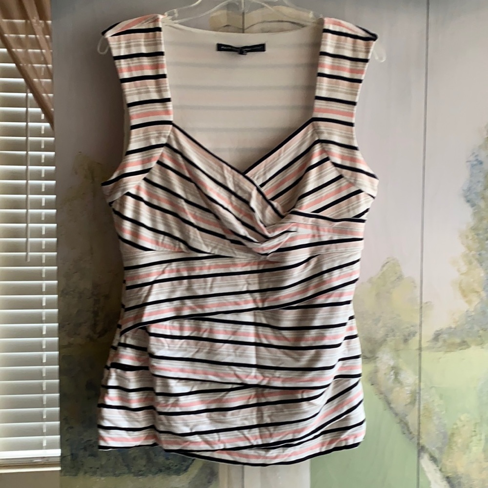 White House Black Maarket bandage shirt
